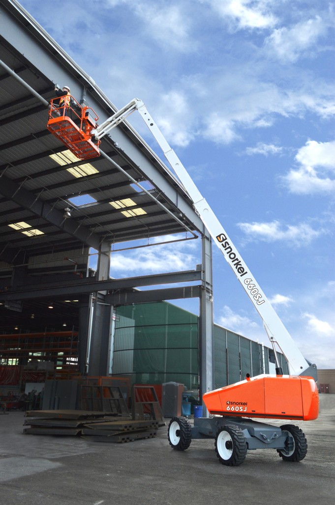 Snorkel boom aerial lifts